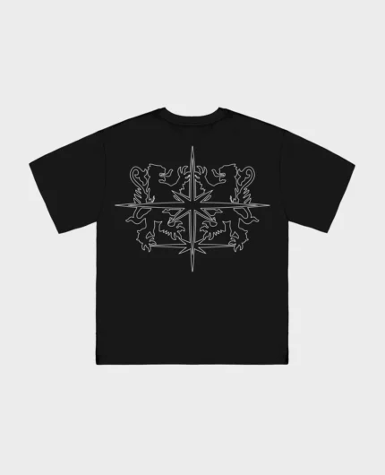 BLACK BLASON T SHIRT