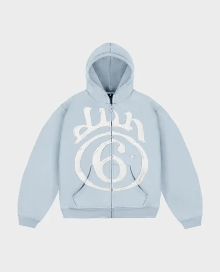 BLUE 6STARS PATCH ZIP