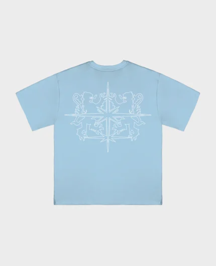 BLUE BLASON T SHIRT