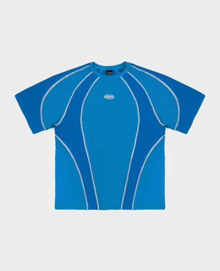BLUE TECH LINES T SHIRT
