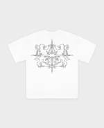 WHITE BLASON T SHIRT