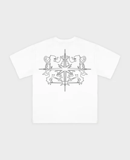 WHITE BLASON T SHIRT